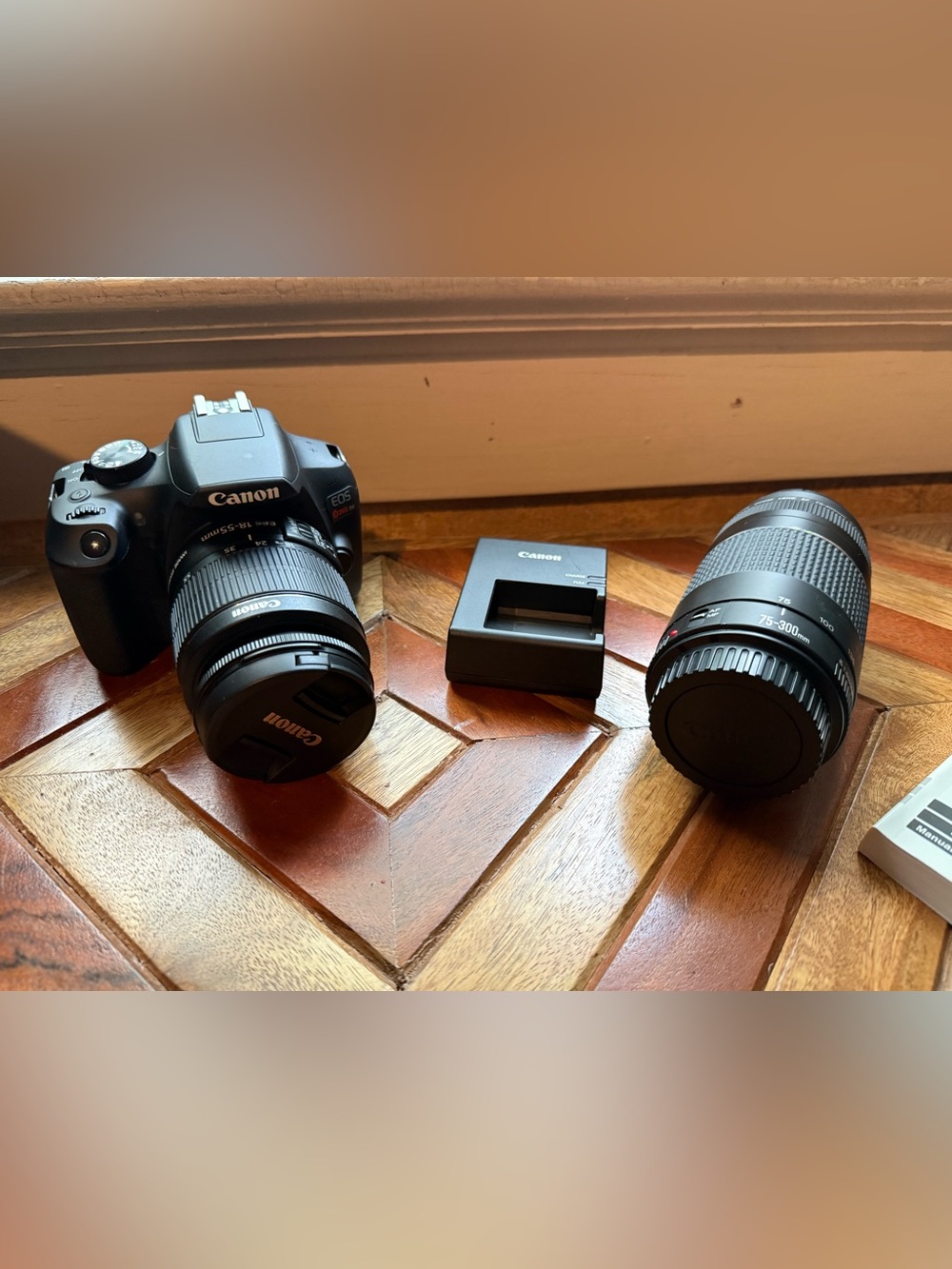 Canon EOS Rebel T6 / 1300D DSLR Camera Bundle - 2 Lenses (18-55mm & 75-300mm)